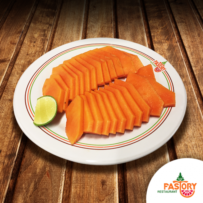 Orden de papaya, melón, sandía o piña